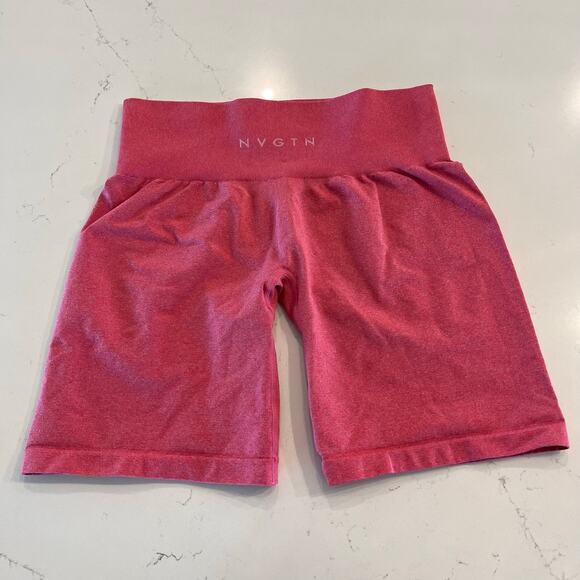 NVGTN Pink Biker Shorts Size Large - Picture 1 of 6